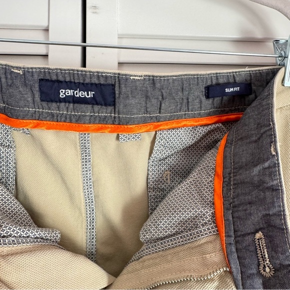 GARDEUR Modern Chino Slim Fit Savage 2 Pants Golf Nautical Size 38x34 NEW - Picture 7 of 9